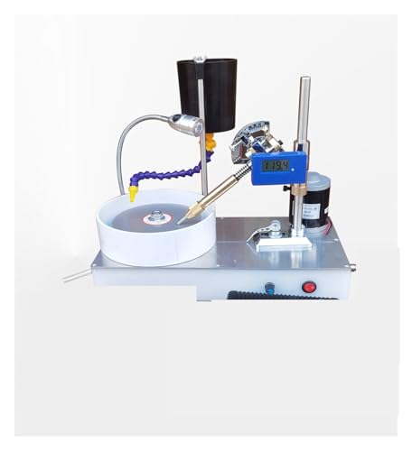 Schmuckpolierer, Poliermaschine for Schmucksteine, Winkelschleifer mit stufenloser Geschwindigkeit for Edelsteine, DIY-Werkzeug zur Edelsteinverarbeitung(Digital display) von AUBEST