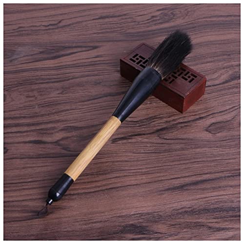 AULISHUO Pinsel 5 Arten 25cm Große chinesische Kalligraphie Pinsel Pen Ziegenhaar Bambuswellenfarbe Pinsel Kunst Stationäre Ölgemälde Schreibbürste Ölfarben Pinsel(1Pc Bear Hair) von AULISHUO