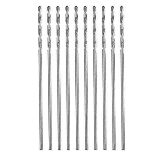 10 -pcs Bohrer Bit Set, Kleine Geradlinige Schaft -Hochgeschwindigkeits -Stahlbohrer für Perlenperlen Stanzen und Schmuckverarbeitung, 0,75 Mm von AUNMAS