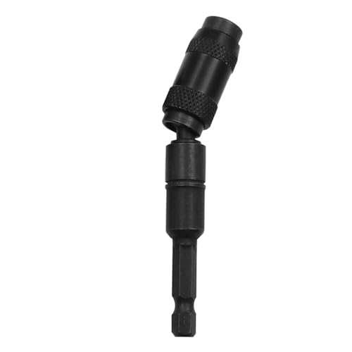 1/4" Hex Magnetic Pivoting Screw Drill Tip Locking Bit Holder Quick Change Drive Guide Drill Hand Tool Screwdriver Extension Rod AUOQKQUT(1pcs Black) von AUOQKQUT