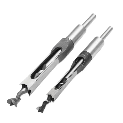 2pcs 10mm/16mm Square Hole Saw Drill Bit Mortising Chisel Auger Drill Bit Wood Working Tools AUOQKQUT von AUOQKQUT