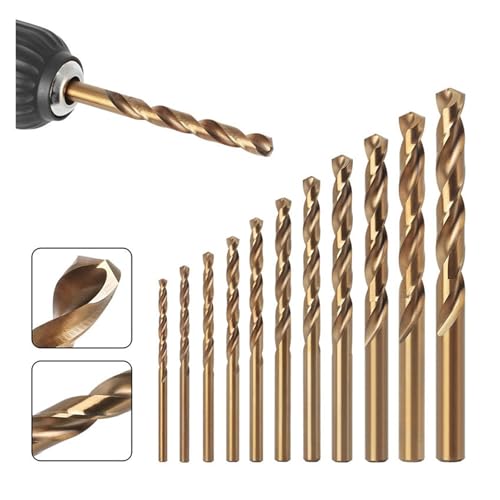 6542 Twist Drill Bits For Stainless Steel Aluminum Iron Metal Drilling 0.5-11mm Straight Shank Hole Saw Power Tool Accessories AUOQKQUT(0.6mm) von AUOQKQUT