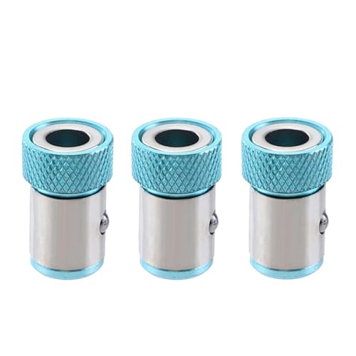 Magnetic Bit Holder Alloy Magnetic Ring Screwdriver Bit Strong Magnetizer for Drill Bit Magnetic AUOQKQUT(3pcs Blue) von AUOQKQUT