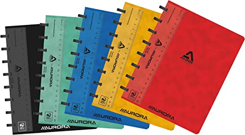 AURORA Adoc Classic Ft Notizbuch, kariert, 16,9 x 21,3 cm, 1 Stück von AURORA