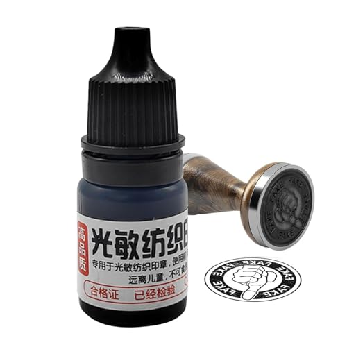 AUTOECHO Tinte für Siebdruck, 5 ml Siebdruckfarbe und Blockdruckfarbe, wasserfeste, lichtempfindliche Siebdruckfarbe für Siebdruck und T-Shirt-Herstellung von AUTOECHO