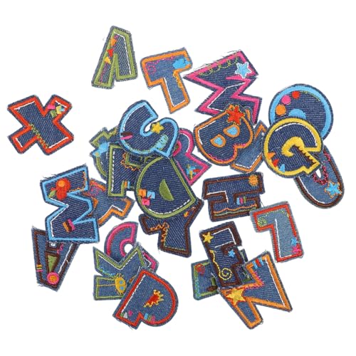 26 Bunte Buchstaben-aufnäher Zum Aufbügeln, Stickerei-alphabet-flicken Für Jeans, Diy-nähapplikationen Für Jacken Und Hosen, Dekorative Wärmeübertragungsbuchstaben 26 Bunte Buchstaben-aufnäher Zum Aufbügeln, Stickerei-alphabet-flicken Für Jeans, Diy-nähapplikationen Für Jacken Und Hosen, Dekorative Wärmeübertragungsbuchstaben von AUTSUPPL