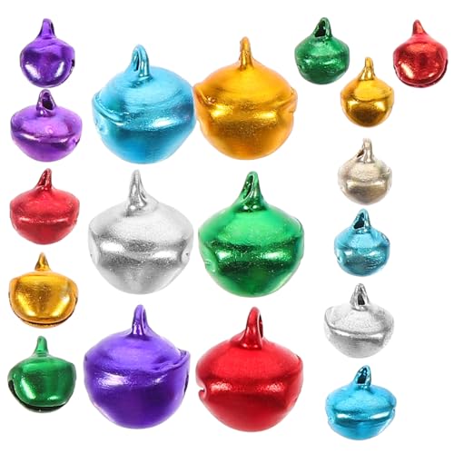 AUTSUPPL 1 Box Jingle Bells Weihnachtsglocken Kleine Glöckchen Zum Basteln Mini-Glocken Zum Basteln Weihnachten Jingle Bells Zum Basteln DIY Schmuckherstellung von AUTSUPPL