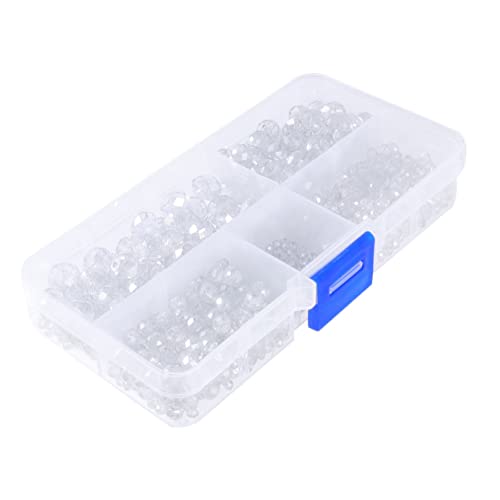 AUTSUPPL 1 Box Mit 710 Stück Perlen Für Die Herstellung Von Halsketten Glasperlen Armbändern Kristallperlen von AUTSUPPL