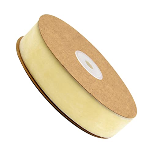 AUTSUPPL 1 Rolle Geschenkverpackungsband Girlandendekor Spitzenbesatz errötendes Dekor Banddekoration Spitzenband seidenband ribbon Schleifenband beige für Blumenstrauß Sackleinenband von AUTSUPPL