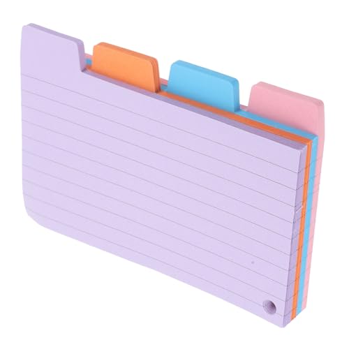 AUTSUPPL 100 Blatt Indexnotizen Memoboard Kleine Notizblöcke Haftnotizblock Schule Kleiner Notizblock Nachrichtenschreibblöcke Einzigartige Notizblöcke Schüler-notizblöcke Papier von AUTSUPPL