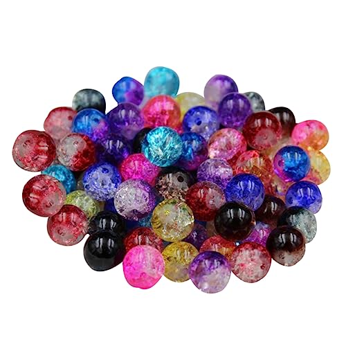 AUTSUPPL 100St Perlenzubehör Glas handgemachte handmade Handcraft decoration Handcraft Bead design Bead accessories Bead material Materialien aus Glasperlen von AUTSUPPL