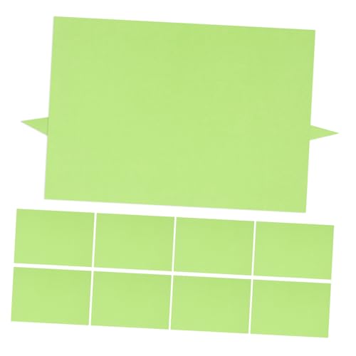 AUTSUPPL 10st Kartenvorrat Farbiger Halloween-karton Weihnachtlicher Farbiger Karton Farbkarton Karton Weihnachten Karton Farbig Bastelkarton Buntes Kartenmaterial Green Papier von AUTSUPPL