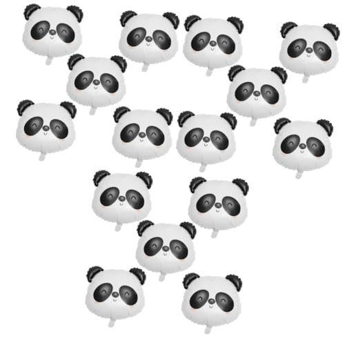 AUTSUPPL 15 Stk Panda-Ballon tierluftballone tier luftballons entzückender Tierballon Ballons mit Dschungeltieren Panda-Luftballons zur Dekoration Gefälligkeiten für Partyballons von AUTSUPPL