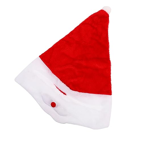 AUTSUPPL 1stk Weihnachts Mann Hut Skihelmabdeckung Kopfbedeckung Für Helm Helm Abdeckung Helm Wasserabdeckung Schneehelmabdeckung Helm Wasserdichte Abdeckung Helmmütze Samt Rot von AUTSUPPL