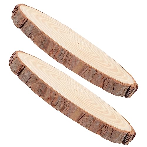 AUTSUPPL 2 Stück Unvollendete Runde Holzplatten Blanko Holzkreise Für Bastelarbeiten Ideal Zum Malen Beizen Und Dekorieren Durchmesser Unlackiert Naturholz Für DIY Projekte von AUTSUPPL