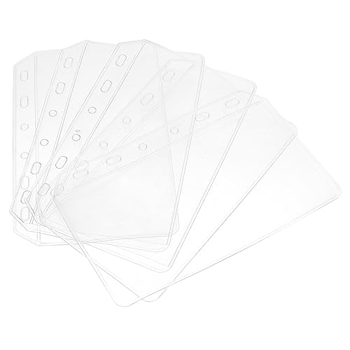 AUTSUPPL 5 Stück Dokumententaschen Mit Reißverschluss Transparent Für Lose Blätter Durchsichtige Ordnertaschen Ideal Für Schule Und Büro 5er Pack von AUTSUPPL