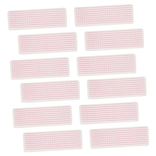 AUTSUPPL 50 Stück Bandausgabetafel Washi-Tape-Spender Washi Tape separate Bretter Whiteboard-Klebeband würfelunterlage the washi tape Tape-Boards Mustertafeln für Washi Tape pp Rosa von AUTSUPPL