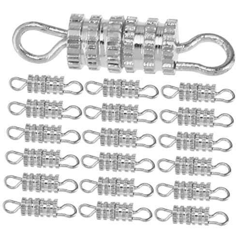 AUTSUPPL 50 Stück Schraubverschlüsse Für Schmuck DIY Zubehör Für Halsketten Armbänder Und Ketten Ideal Für Schmuckherstellung Und von AUTSUPPL