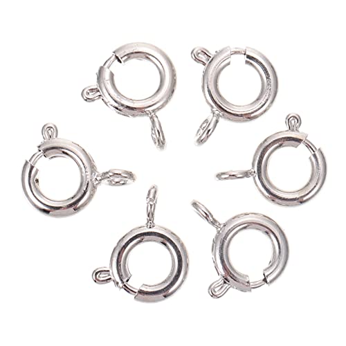 AUTSUPPL 50 Stücke DIY Halsketten Armbänder Schmuck Machen Verschlussverbindung Schnallen Frühlingsschnalle von AUTSUPPL