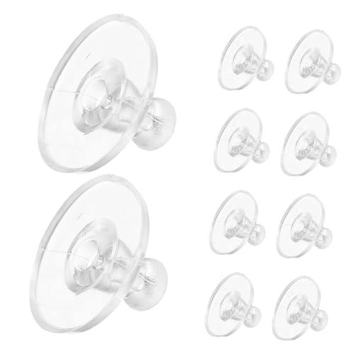 AUTSUPPL 500 Stück Silikon Ohrringe Verriegelbare Ohrring Verschlüsse Ersatz Ohrring Verschlüsse Ohrring Verschlüsse Für Hängende Ohren Kleine Ohrring Verschlüsse Ohrring Verschlüsse von AUTSUPPL