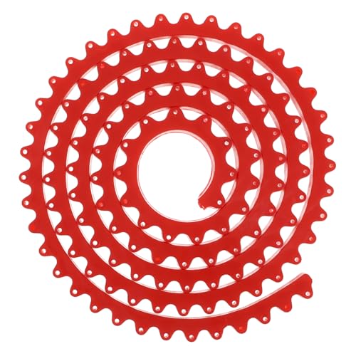 AUTSUPPL 78 Formfinder Für Die Holzbearbeitung Flexible Kurvenvorlage Keilriemen Riemenscheibe Holzwerkzeug Leitfaden Für Router-vorlagen Holzbearbeitungswerkzeug Rasenmäherriemen Gummi Rot von AUTSUPPL