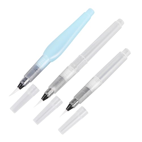 AUTSUPPL 9 Teiliger Kunst Tintenstift Set Füllfederhalter Wasserstift Handmalpinsel Für Kunststudenten Mit Stiftdeckel Verschiedenen Farben Ideal Für Malbuch Und Aquarellfarben von AUTSUPPL