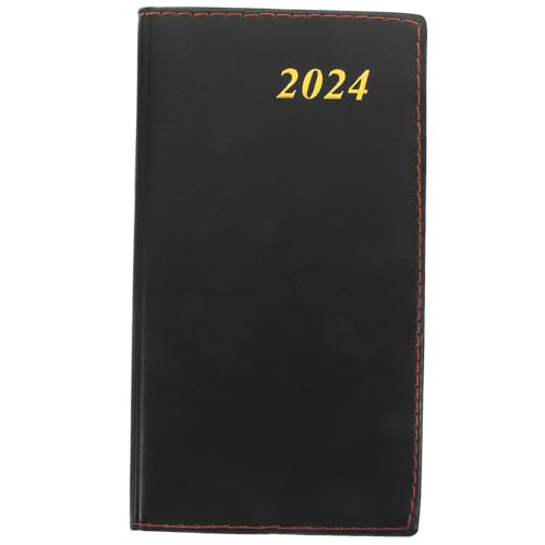 AUTSUPPL Effizienter Planer 2024 Terminplaner & Aufgabenliste Notizblock Für Zeitplanung Wochen Und Monatsübersicht Hardcover Innentasche Stifthalter von AUTSUPPL