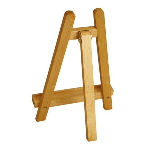 AUTSUPPL Mini Staffelei Aus Holz Tischstaffelei A Rahmen Staffelei Für Künstler Tragbarer Stativhalter Für Fotomalerei Tabletop Easel von AUTSUPPL