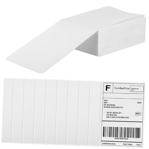 AUTSUPPL Thermoetiketten Selbstklebend Mit Perforationslinie Für Versand Und Etikettendrucker Qualitätslabel Für Expressversand Und Büroanwendungen von AUTSUPPL