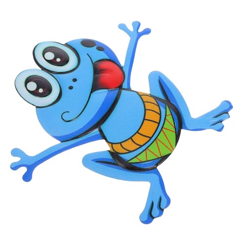 AUTSUPPL Wandbehang Aus Eisenfrosch Dekoration Metallkunst Froschgarten Frosch Wandstatue Froschstatuengarten Falsche Frösche Frosch-stift Frösche Skulptur Hängende Froschskulptur Blue von AUTSUPPL