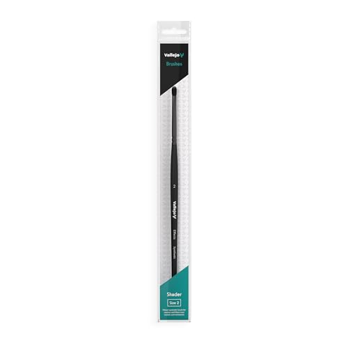 Pinzel Vallejo Shader B06002 Filbert Flat Synthetic Brush No. 2 von AV Vallejo