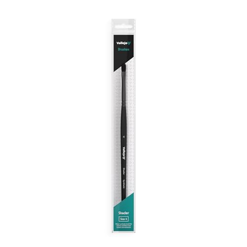 Pinzel Vallejo Shader B06004 Filbert Flat Synthetic Brush No. 4 von AV Vallejo