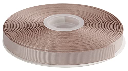 AVANAVA 1,6 cm breites Ripsband, 45,7 m, ideal für Geschenkverpackungen, Haarschleifen, Heimdekoration, Blumenarrangement (823-Ash) von AVANAVA