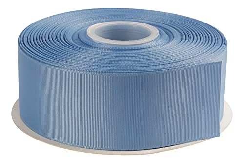 AVANAVA 5,1 cm breites Ripsband, 45,7 m, ideal zum Verpacken von Geschenken, Haarschleifen, Heimdekoration, Blumenarrangement (332-French Blue) von AVANAVA