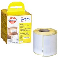 AVERY Zweckform Etikettenrolle für Etikettendrucker ASS0722430 weiß, 101,0 x 54,0 mm, 1 x 110 Etiketten von AVERY Zweckform