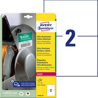 20 AVERY Zweckform resistente Folienetiketten L7916-10 weiß 210,0 x 148,0 mm von AVERY Zweckform