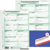 25 AVERY Zweckform Mahnbescheid für maschinelle Bearbeitung Formulare 2887 von AVERY Zweckform