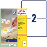 AKTION: 200 AVERY Zweckform Etiketten weiß 199,6 x 143,5 mm von AVERY Zweckform