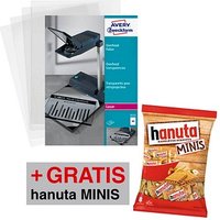 AKTION: AVERY Zweckform Laserfolien 3552 glatt, 100 St. + GRATIS hanuta MINIS 200,0 g von AVERY Zweckform