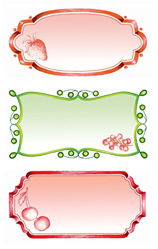 AVERY Zweckform 59897 Marmeladen Etiketten Früchte (wiederablösbar) 6 Aufkleber von AVERY Zweckform