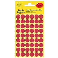 AVERY Zweckform Klebepunkte 3141 rot Ø 12,0 mm, 270 St. von AVERY Zweckform