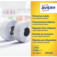 AVERY Zweckform Preisetiketten weiß permanent 26,0 x 12,0 mm, 1 Rollen von AVERY Zweckform