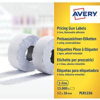 AVERY Zweckform Preisetiketten weiß permanent 26,0 x 12,0 mm, 10 Rollen von AVERY Zweckform