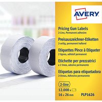 AVERY Zweckform Preisetiketten weiß permanent 26,0 x 16,0 mm, 1 Rollen von AVERY Zweckform