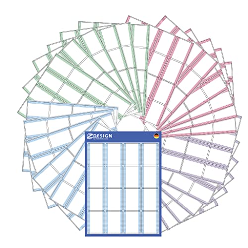 AVERY Zweckform Set Gefrieretiketten 384 Stück (28x36mm, Tiefkühletiketten selbstklebend, temperaturbeständige und tiefkühlfeste Klebeetiketten für Gefriergut, beschriftbar) Art. 51038 von AVERY Zweckform