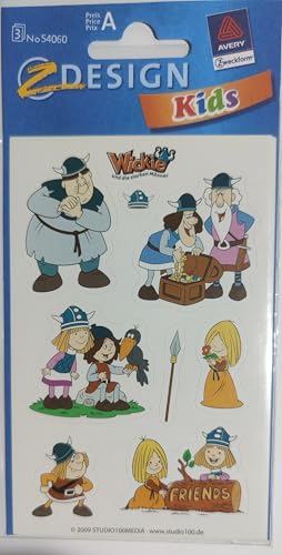 AVERY Zweckform Sticker Wickie & Friends 3 Bg. EKB 54060 von AVERY Zweckform