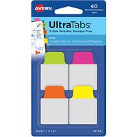 AVERY Zweckform UltraTabs Mini Haftmarker farbsortiert 40 Blatt von AVERY Zweckform