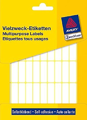 AVERY Zweckform Vielzweck-Etiketten/3320 weiß Inhalt 1144 Stück von AVERY Zweckform