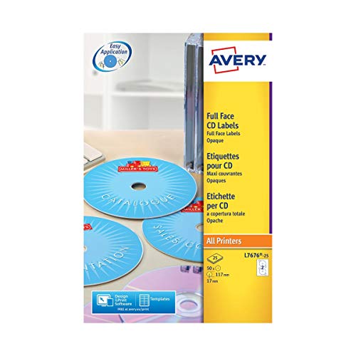 Avery CD-/DVD-Etiketten (für Laserdrucker) von Avery