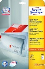 Avery Zweckform© 4782 Universal-Etiketten, 97 x 67,7 mm, Geeignet fr Deutsche Post INTERNETMARKE, 25 Blatt/200 Etiketten, weiá von AVERY Zweckform